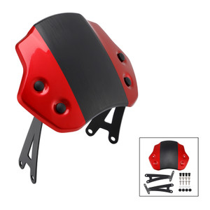 2024-2025 SCRAMBLER 400 X Motorcycle Windshield WindScreen Red Generic