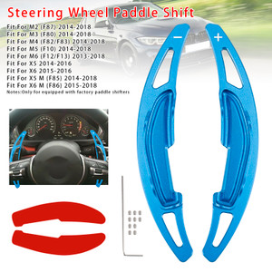 2013-2018 BMW M2 M3 M4 M5 M6 Steering Wheel Paddle Shifter Extension Aluminium Blue Generic