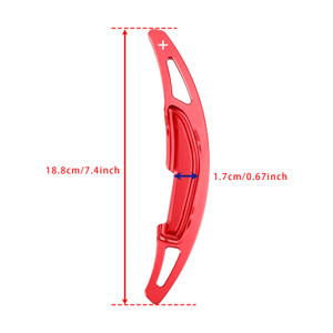 2013-2018 BMW M2 M3 M4 M5 M6 Steering Wheel Paddle Shifter Extension Aluminium Red Generic