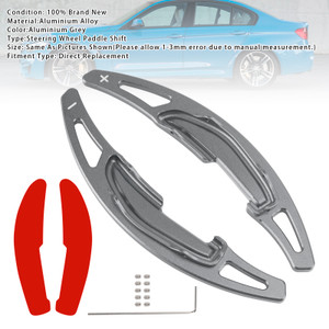 2013-2018 BMW M2 M3 M4 M5 M6 Steering Wheel Paddle Shifter Extension Aluminium Grey Generic