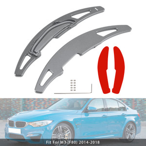 2013-2018 BMW M2 M3 M4 M5 M6 Steering Wheel Paddle Shifter Extension Aluminium Grey Generic