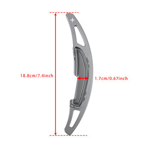 2014-2018 BMW X5 X6 X5M X6M Steering Wheel Paddle Shifter Extension Aluminium Grey Generic