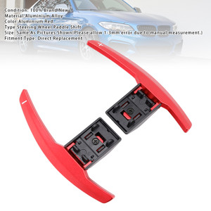 2013-2020 BMW X1-X6 Paddle Shifter Extension Aluminium Red Generic