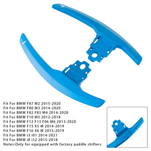 2012-2021 BMW 1-7 Series Paddle Shifter Extension Blue Generic