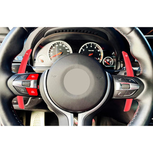 2013-2020 BMW X1-X6 Paddle Shifter Extension Red Generic