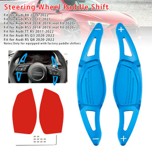 2017-2022 Audi TT RS Q3 Q8 Steering Wheel Paddle Shifter Extension Aluminium Blue Generic