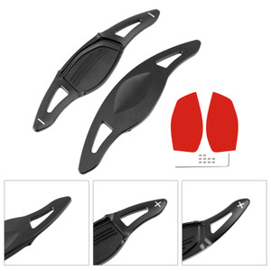2016-2022 Audi R8 RS3 RS4 RS5 Steering Wheel Paddle Shifter Extension Aluminium Black Generic