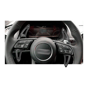2016-2022 Audi R8 RS3 RS4 RS5 Steering Wheel Paddle Shifter Extension Aluminium Black Generic