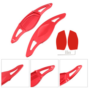 2016-2022 Audi R8 RS3 RS4 RS5 Steering Wheel Paddle Shifter Extension Aluminium Red Generic