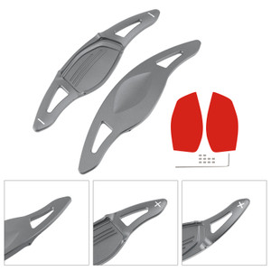 2016-2022 Audi R8 RS3 RS4 RS5 Steering Wheel Paddle Shifter Extension Aluminium Grey Generic
