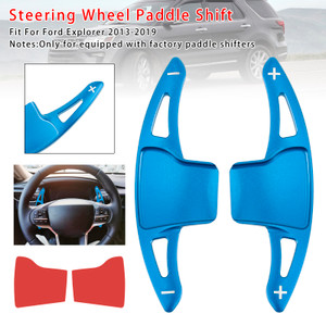 2013-2019 Ford Explorer Steering Wheel Paddle Shifter Extension Aluminium Blue Generic