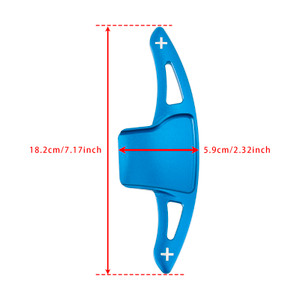 2013-2019 Ford Explorer Steering Wheel Paddle Shifter Extension Aluminium Blue Generic