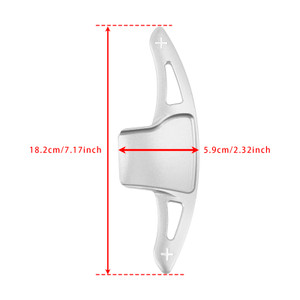 2013-2019 Ford Explorer Steering Wheel Paddle Shifter Extension Aluminium Silver Generic