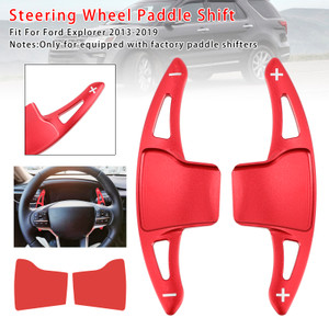2013-2019 Ford Explorer Steering Wheel Paddle Shifter Extension Aluminium Red Generic