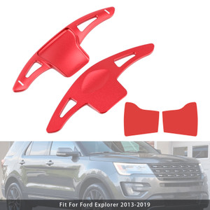 2013-2019 Ford Explorer Steering Wheel Paddle Shifter Extension Aluminium Red Generic