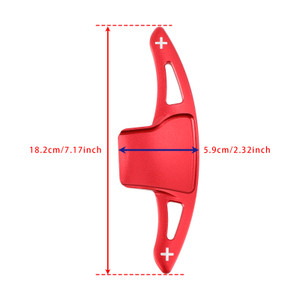 2013-2019 Ford Explorer Steering Wheel Paddle Shifter Extension Aluminium Red Generic