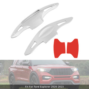 2019-2023 Lincoln Nautilus Aviator Steering Wheel Paddle Shifter Extension Aluminium Silver Generic