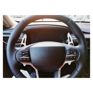 2019-2023 Lincoln Nautilus Aviator Steering Wheel Paddle Shifter Extension Aluminium Silver Generic