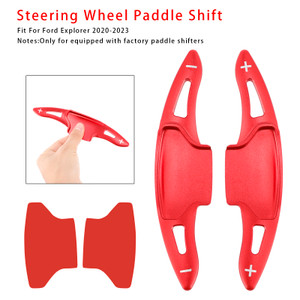 2019-2023 Lincoln Nautilus Aviator Steering Wheel Paddle Shifter Extension Aluminium Red Generic