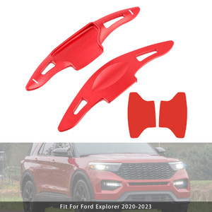 2019-2023 Lincoln Nautilus Aviator Steering Wheel Paddle Shifter Extension Aluminium Red Generic