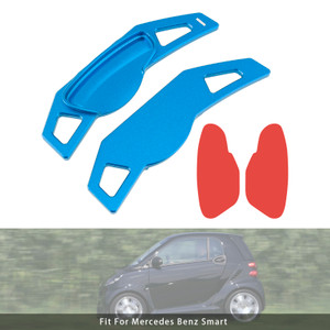 Mercedes Benz Smart Steering Wheel Paddle Shifter Extension Aluminium Blue Generic
