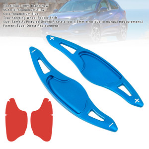 2014-2020 Honda FIT (GK5)/Jazz Steering Wheel Paddle Shifter Extension Aluminium Blue Generic