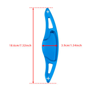 2014-2020 Honda FIT (GK5)/Jazz Steering Wheel Paddle Shifter Extension Aluminium Blue Generic