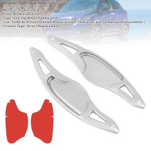 2014-2020 Honda FIT (GK5)/Jazz Steering Wheel Paddle Shifter Extension Aluminium Silver Generic