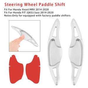 2014-2020 Honda FIT (GK5)/Jazz Steering Wheel Paddle Shifter Extension Aluminium Silver Generic