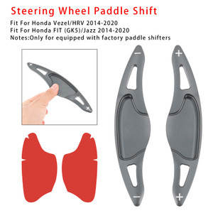 2014-2020 Honda FIT (GK5)/Jazz Steering Wheel Paddle Shifter Extension Aluminium Grey Generic