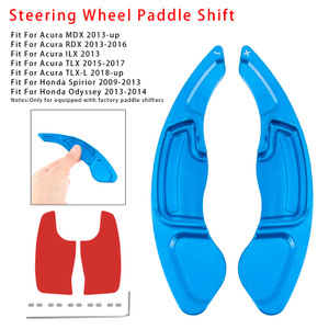 2009-2014 Honda Spirior Odyssey Steering Wheel Paddle Shifter Extension Aluminium Blue Generic