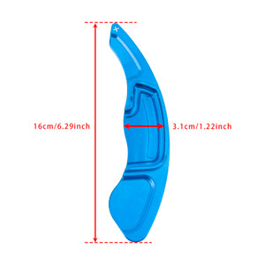 2009-2014 Honda Spirior Odyssey Steering Wheel Paddle Shifter Extension Aluminium Blue Generic