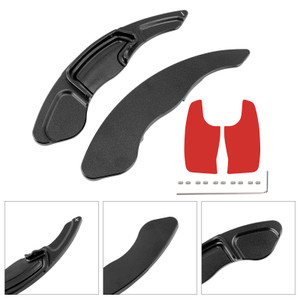 2009-2014 Honda Spirior Odyssey Steering Wheel Paddle Shifter Extension Aluminium Black Generic