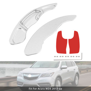 2013-2016 2016-Acura MDX RDX Steering Wheel Paddle Shifter Extension Aluminium Silver Generic