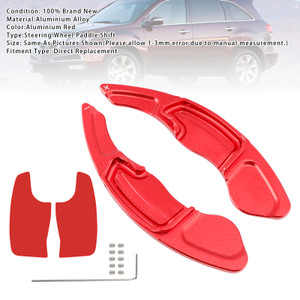 2013-2016 2016-Acura MDX RDX Steering Wheel Paddle Shifter Extension Aluminium Red Generic
