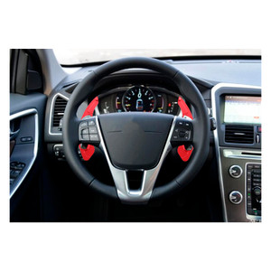 2014-2017 Volvo S60L Steering Wheel Paddle Shifter Extension Aluminium Red Generic