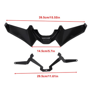 2021-2024 Yamaha MT-07 Headlight Spoiler Black Generic