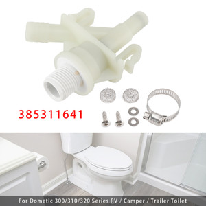 Dometic 300/310/320 Series RV/ Camper/ Trailer Toilet Water Valve Kit 385311641 Generic