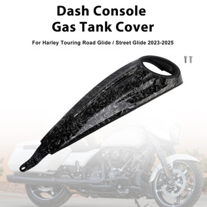 2023-2025 Harley Touring Road Glide / Street Glide Dash Console Gas Tank Cover Black Carbon Forge Generic