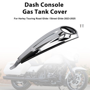 2023-2025 Harley Touring Road Glide / Street Glide Dash Console Gas Tank Cover Black Carbon Chrome Generic