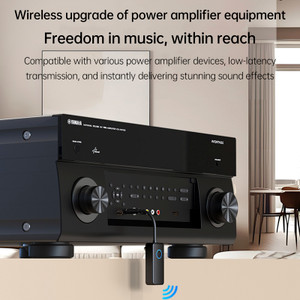 Bluetooth 5.4 Receiver Transmitter 2-in-1 3.5mm Wireless Audio Adapter