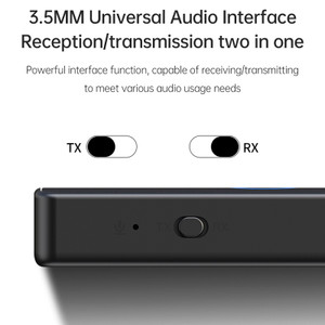 Bluetooth 5.4 Receiver Transmitter 2-in-1 3.5mm Wireless Audio Adapter