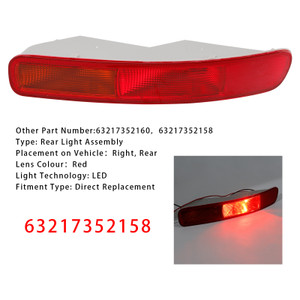 2016-2024 F54 MINI Clubman/ Clubman S Right LED Rear Bumper Light 63217352158 Generic