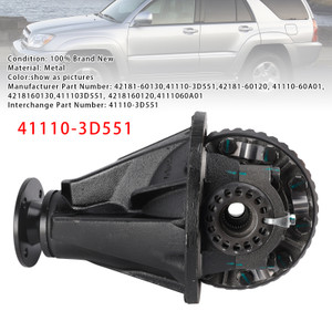 2007 Toyota FJ Cruiser 6 Cyl 4.0L w/ Automatic Transmission Rear Differential Assembly 41:11 3.727 Gear Ratio 41110-3D551 Generic