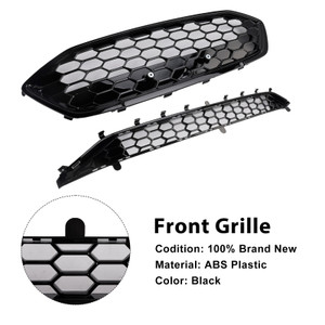 2018-2021 Ford Focus ST Style Black Front Bumper and Lower Grille JX7B-8200-AB JX7B8200D Generic