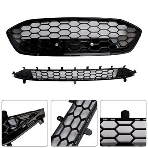2018-2021 Ford Focus ST Style Black Front Bumper and Lower Grille JX7B-8200-AB JX7B8200D Generic