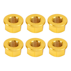 2016-2024 Ducati Diavel 1260 XDiavel Rear Sprocket Carrrier Flange Nuts Set M10x1.0 Gold Generic