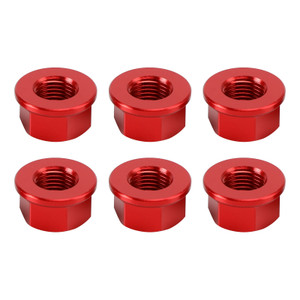 2007-2019 Ducati 1098 1098S 1198S 1199 1299 Rear Sprocket Carrrier Flange Nuts Set M10x1.0 Red Generic