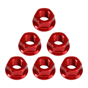 2020-2024 Ducati Streetfighter V2 V4 Rear Sprocket Carrrier Flange Nuts Set M10x1.0 Red Generic