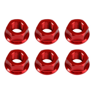 2016-2024 Ducati Diavel 1260 XDiavel Rear Sprocket Carrrier Flange Nuts Set M10x1.0 Red Generic